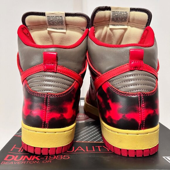 Nike Red and Gray Athletic Shoes - Picture 4 of 6